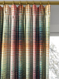 Harlequin Hamada Made to Measure Curtains of Roman Blind, Fuchsia/Marine - thumbnail 2