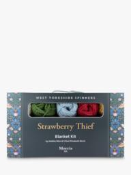 West Yorkshire Morris DK Strawberry Thief Blanket Knitting Kit - thumbnail 1