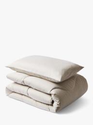 Night Lark Soft Weave Coverless Duvet, 4.5 Tog, Oat - thumbnail 6