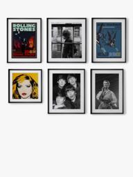 John Lewis Andy Warhol 'Debbie Harry, 1980' Framed Print & Mount, 52.5 x 52.5cm, Yellow - thumbnail 3
