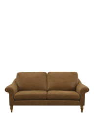 John Lewis Camber Large 3 Seater Leather Sofa, Light Leg - thumbnail 5