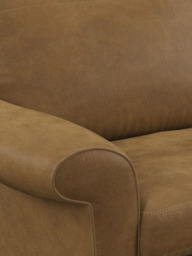 John Lewis Camber Large 3 Seater Leather Sofa, Light Leg - thumbnail 6