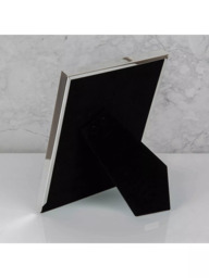 Elegance by Impressions Ribbed Photo Frame, Silver Plated - thumbnail 4