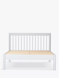 John Lewis Spindle Bed Frame, Small Double, Grey - thumbnail 1