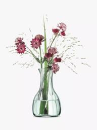 LSA International Mia Trio of Mini Vases, H11cm, Clear - thumbnail 2