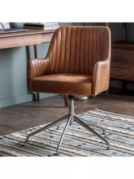 Gallery Direct Fresno Swivel Chair, Antique Ebony - thumbnail 4