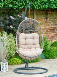 LG Outdoor Monte Carlo Garden Swing Seat Egg Chair - thumbnail 2