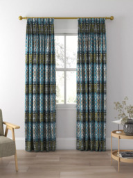 Prestigious Textiles Zebedee Made to Measure Curtains or Roman Blind, Lagoon - thumbnail 5