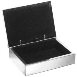 "John Lewis Wide Border Photo Frame Box, 4 x 6"" (10 x 15cm), Silver Plated" - thumbnail 2
