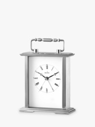 Acctim Gainsborough Roman Numeral Analogue Carriage Clock, 14cm - thumbnail 2