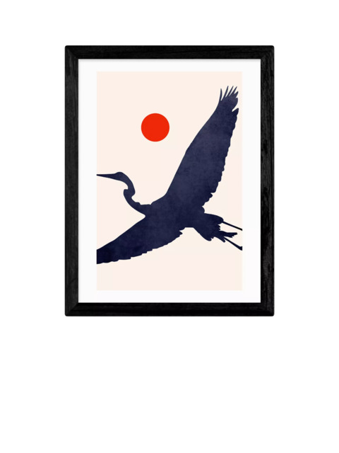 EAST END PRINTS Kubistika 'Crane' Framed Print - image 1