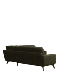 John Lewis Barbican 5+ Seater Corner Leather Sofa, Dark Leg - thumbnail 4