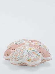 John Lewis Flower Patchwork Cushion, Multi - thumbnail 3
