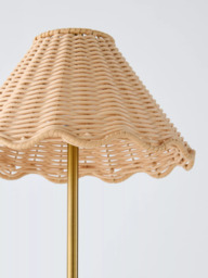 John Lewis Nellie Rechargeable Portable Rattan Indoor/Outdoor Table Lamp - thumbnail 4
