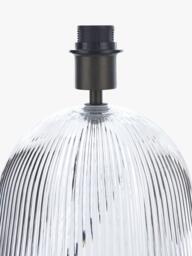 Neptune Malton Glass Pillar Base Table Lamp, Bronze - thumbnail 3