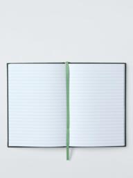 John Lewis X Deliciously Ella A5 Embroidered Cover Notebook, Green - thumbnail 2