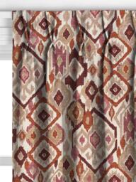 John Lewis Maya Ikat Made to Measure Curtains or Roman Blind, Dusty Clay - thumbnail 4