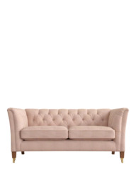 Laura Ashley Chatsworth Small 2 Seater Sofa, Teak Leg - thumbnail 1