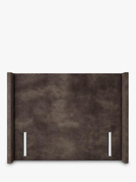 John Lewis Windermere Winged Full Depth Upholstered Headboard, Super King Size