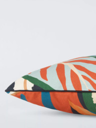 John Lewis Printed Palms Cushion - thumbnail 3