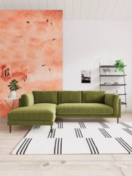 Swoon Munich Grand 4 Seater LHF Chaise End Sofa, Dark Leg - thumbnail 3