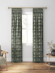 William Morris At Home African Marigold Velvet Made to Measure Curtains or Roman Blind, Cornflower - thumbnail 3