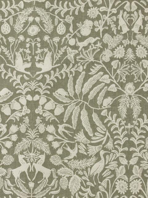 John Lewis Woodland Fable Made to Measure Curtains or Roman Blind, Avocado