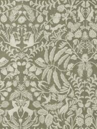John Lewis Woodland Fable Made to Measure Curtains or Roman Blind, Avocado - thumbnail 1
