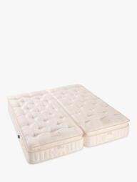 John Lewis British Natural Collection Helmsley Wool Pillowtop 7500 Pocket Spring Zip Link Mattress, Super King Size