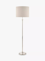 Laura Ashley Highgrove Floor Lamp, Polished Nickel - thumbnail 1