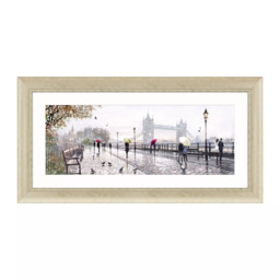 John Lewis Richard Macneil 'Tower Bridge' London Framed Print, 112 x 57cm