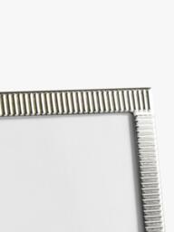 Pottery Barn Maeve Textured Metal Photo Frame, Silver - thumbnail 4