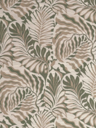 John Lewis Caladium Leaf Weave Pair Lined Eyelet Curtains, Avocado - thumbnail 6