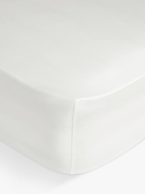 John Lewis 300 Thread Count Fitted Sheet containing TENCEL™ Lyocell
