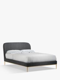 John Lewis Show-Wood Upholstered Bed Frame, Double