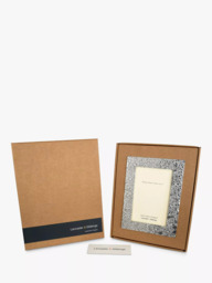 Lancaster and Gibbings Goodleigh Floral Photo Frame, Pewter - thumbnail 5