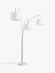John Lewis Angus 3 Arm Arched Floor Lamp - thumbnail 6