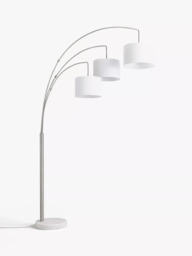 John Lewis Angus 3 Arm Arched Floor Lamp - thumbnail 4
