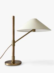 West Elm Devon Table Lamp, Antique Brass - thumbnail 2
