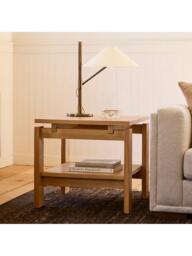 West Elm Devon Table Lamp, Antique Brass - thumbnail 3