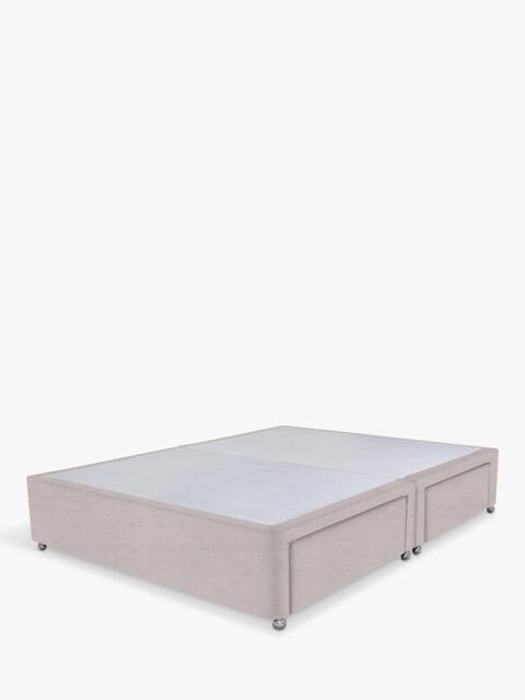 John Lewis Non-Sprung Upholstered 4 Drawer Divan Base, King Size - image 1