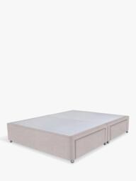 John Lewis Non-Sprung Upholstered 4 Drawer Divan Base, King Size