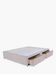 John Lewis Non-Sprung Upholstered 4 Drawer Divan Base, King Size - thumbnail 2