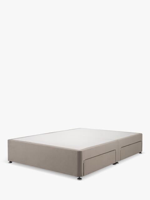 Silentnight Non-Sprung Upholstered 4 Drawer Divan Base, Super King Size - image 1