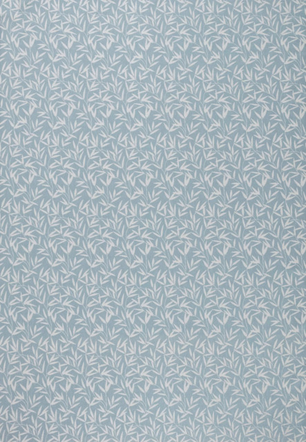 Laura Ashley Willow Leaf Chenille Made to Measure Curtains or Roman Blind, Pale Seaspray - image 1