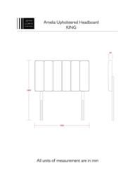 John Lewis Amelia Upholstered Headboard, King Size - thumbnail 4