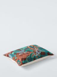 Harlequin Ania Abstract Cushion, Burgundy - thumbnail 3