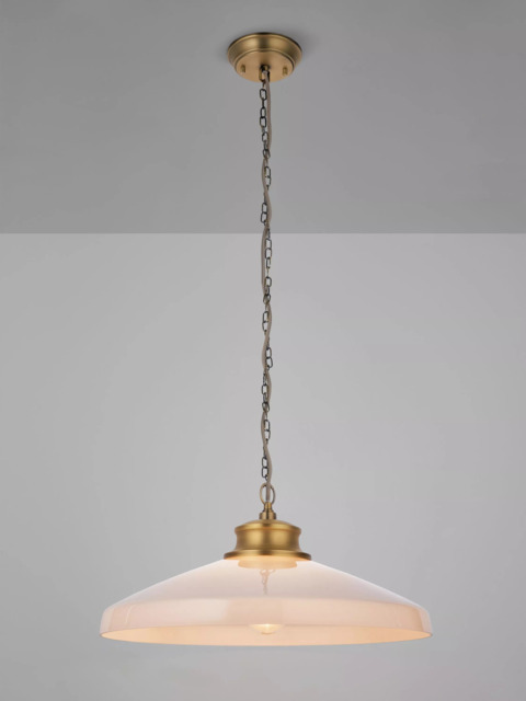 John Lewis Tula Large Glass Pendant Ceiling Light - image 1
