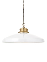 John Lewis Tula Large Glass Pendant Ceiling Light - thumbnail 4