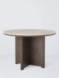 John Lewis Ritz Marble Dining Table, Brown